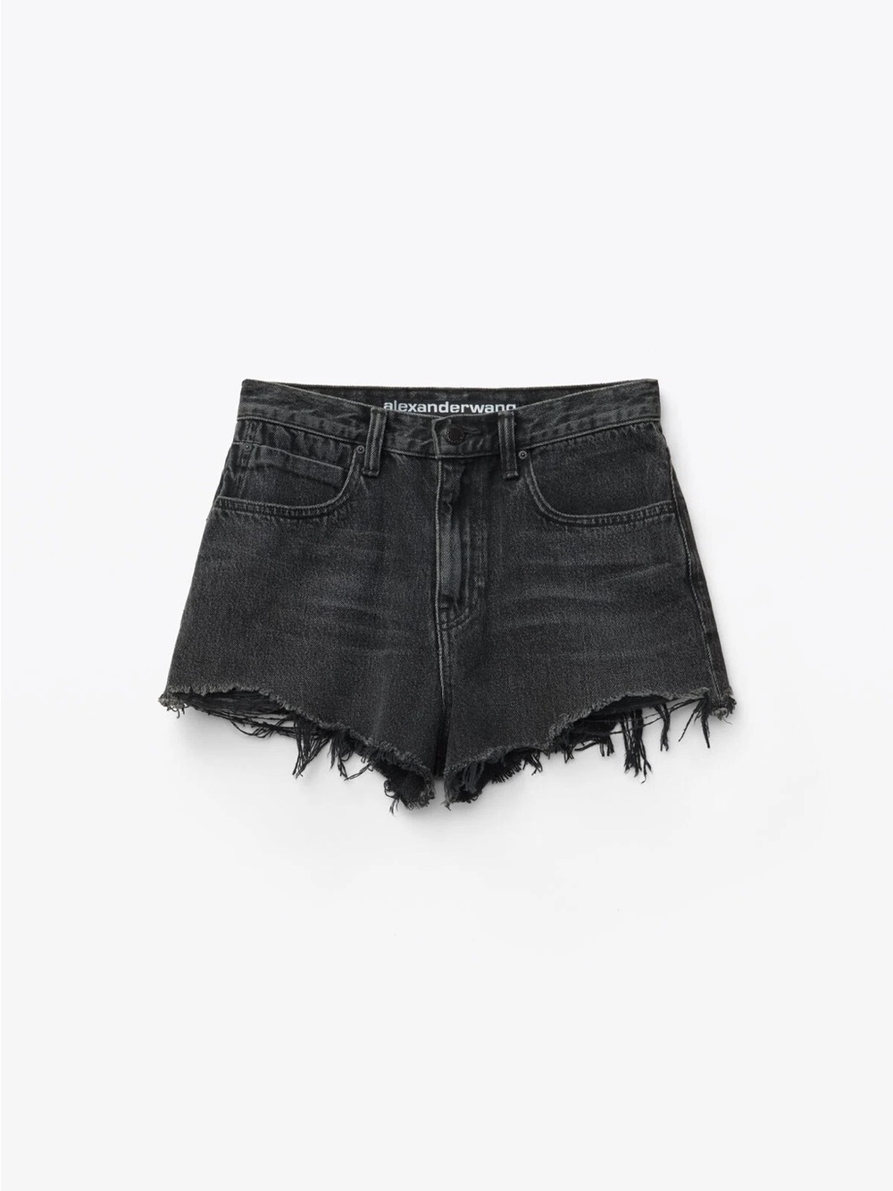 Alexander Wang  bite short in grey aged denim
Size 27